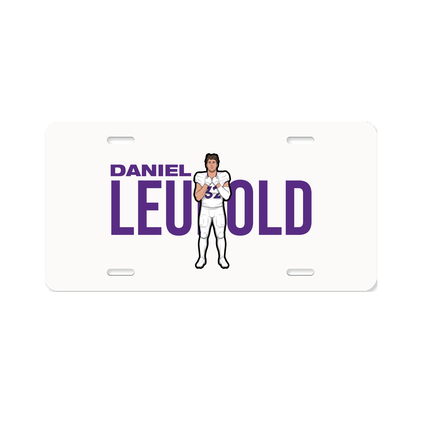 License Plate — Player Name in Classic