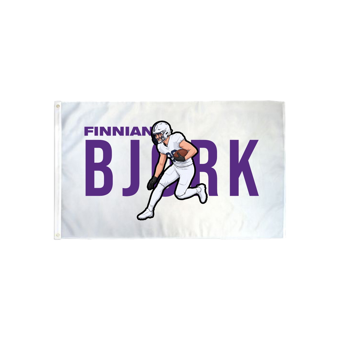 3x5 Flag — Player Name in Classic