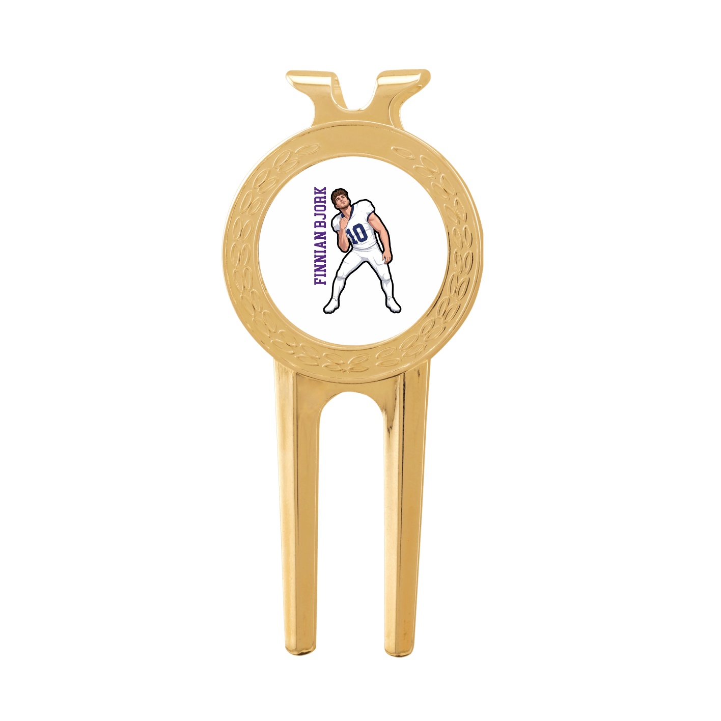 Divot Tool with Ball Marker — Name Vertical in Classic