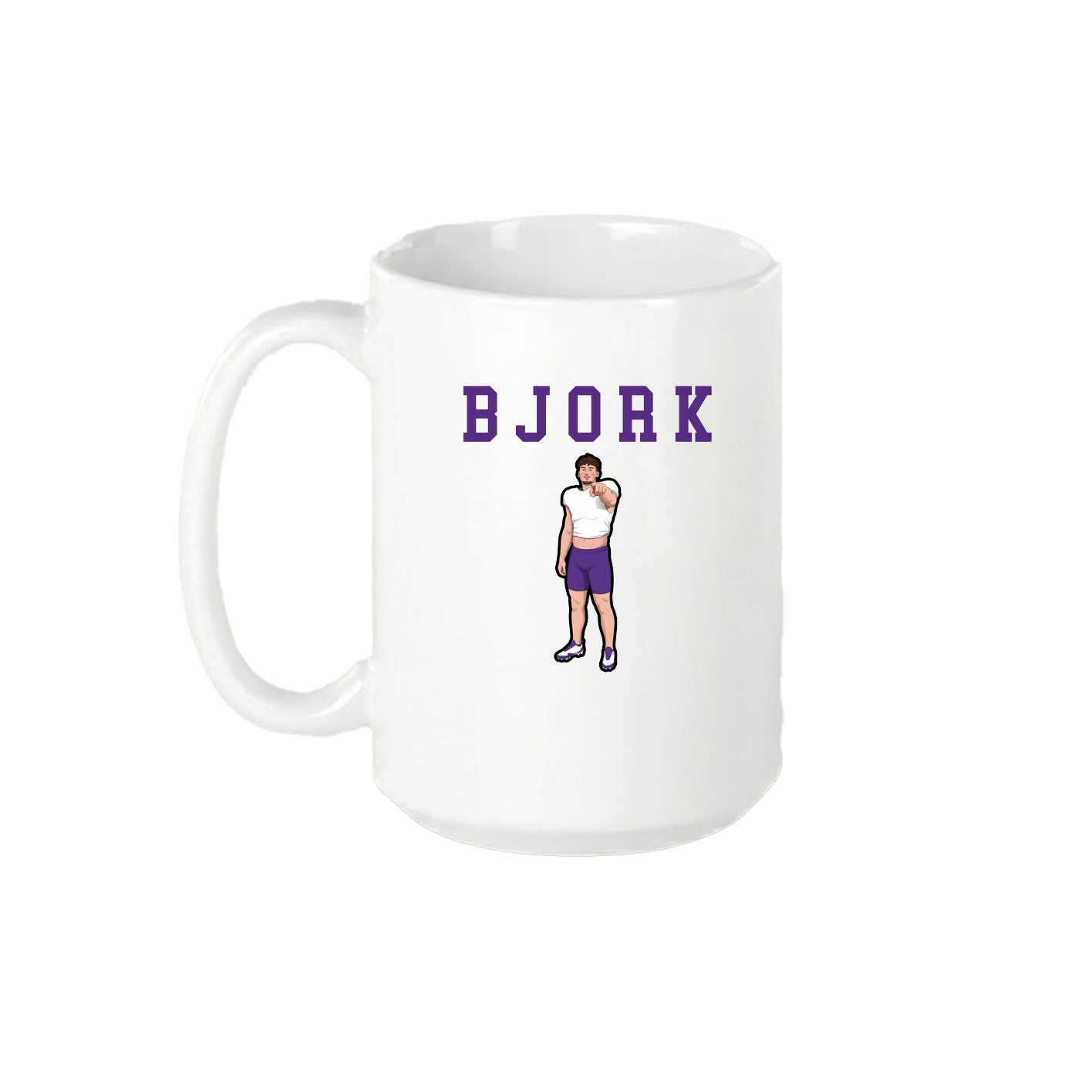 15oz Coffee Mug — Shirsey in White
