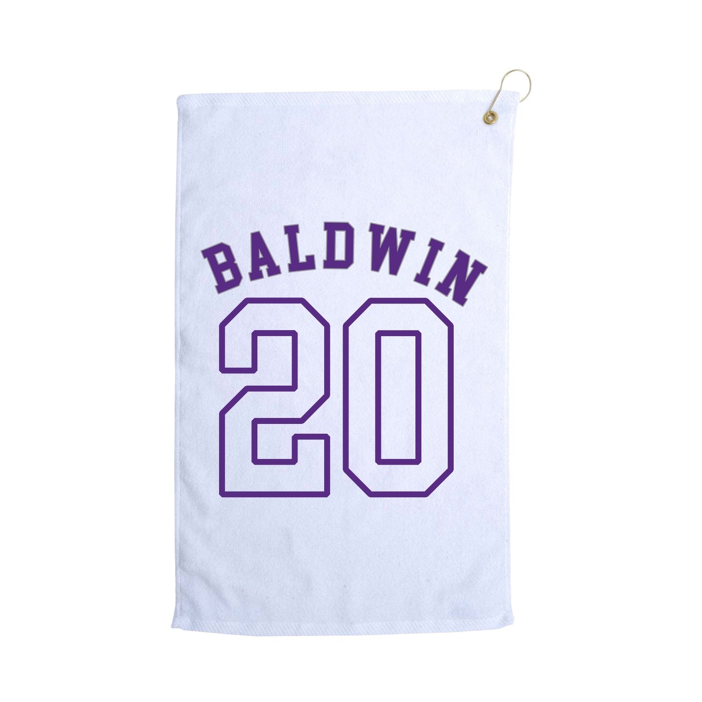 Golf Towel — Shirsey Arch in White