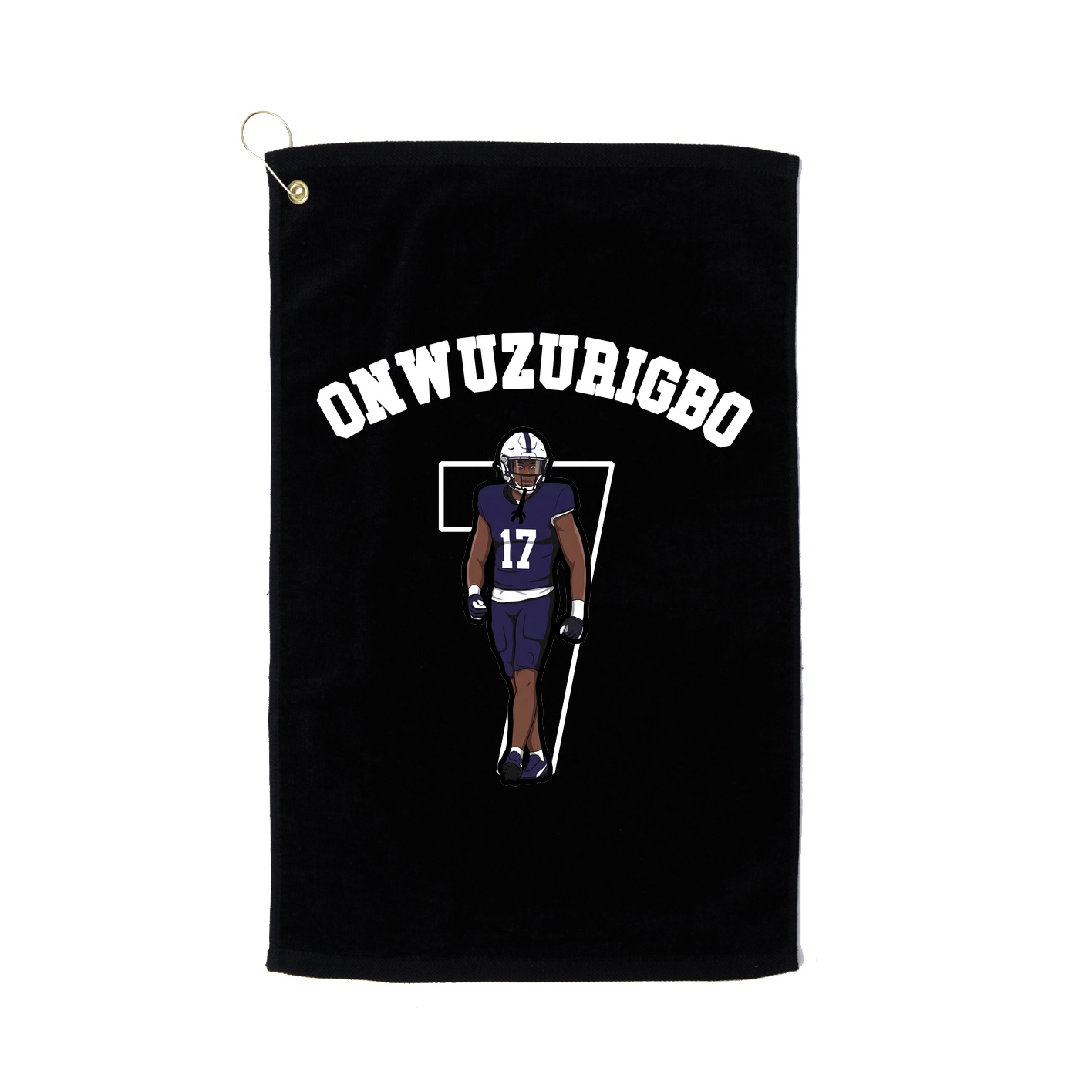 Golf Towel — Shirsey Arch in Black