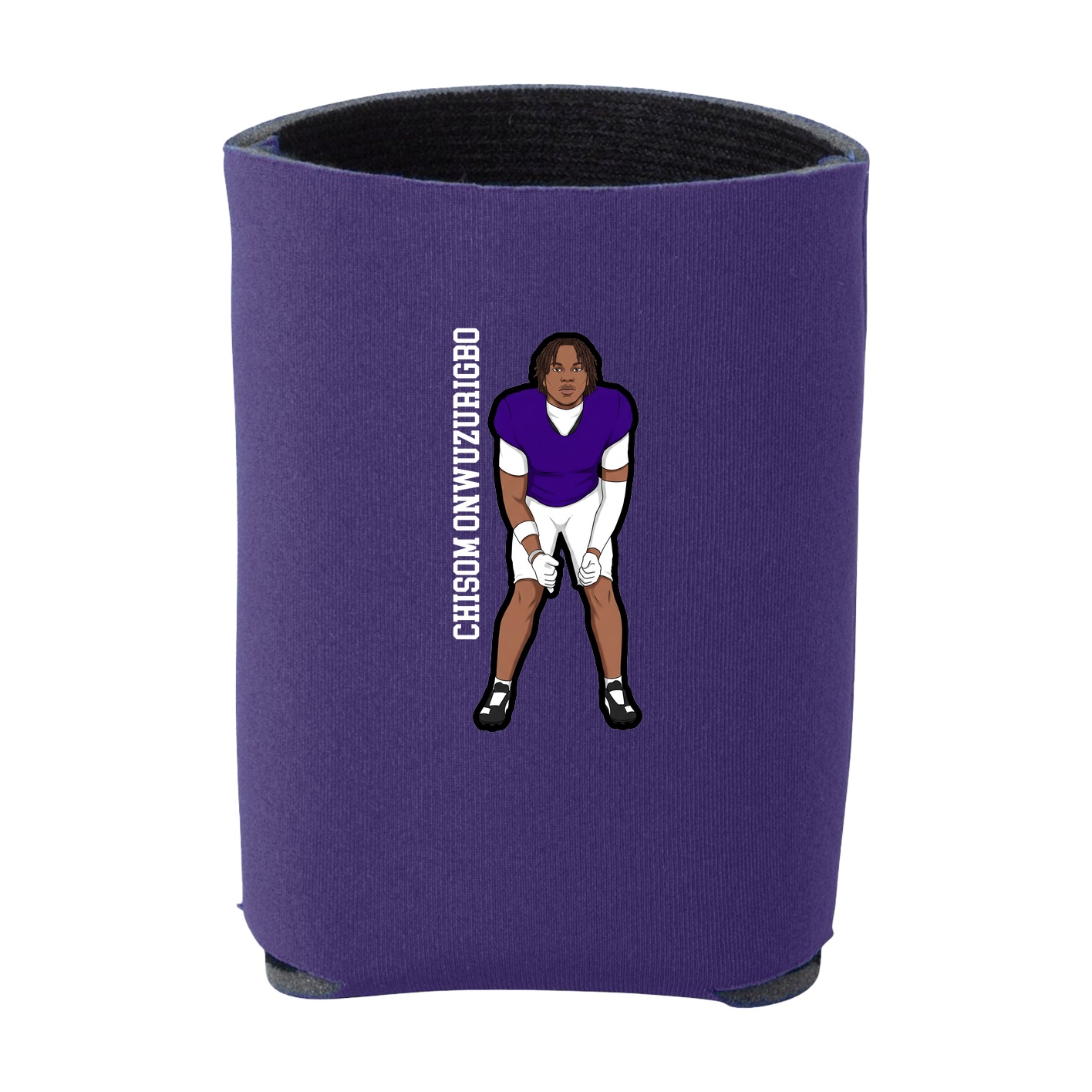Can Holder — Name Vertical in Purple