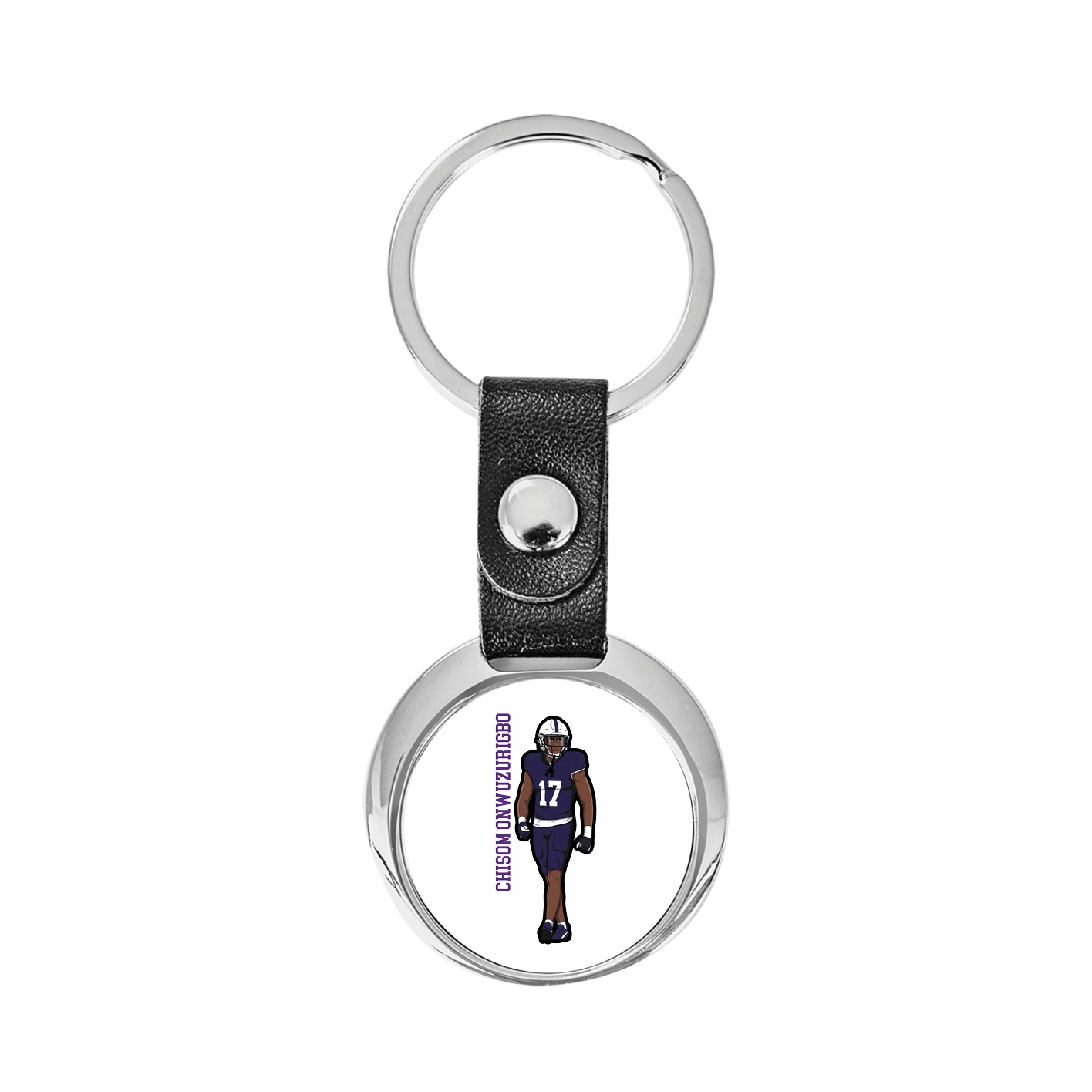Key Chain — Name Vertical in Classic
