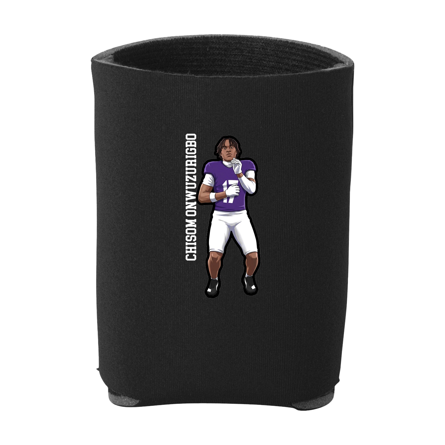 Can Holder — Name Vertical in Black