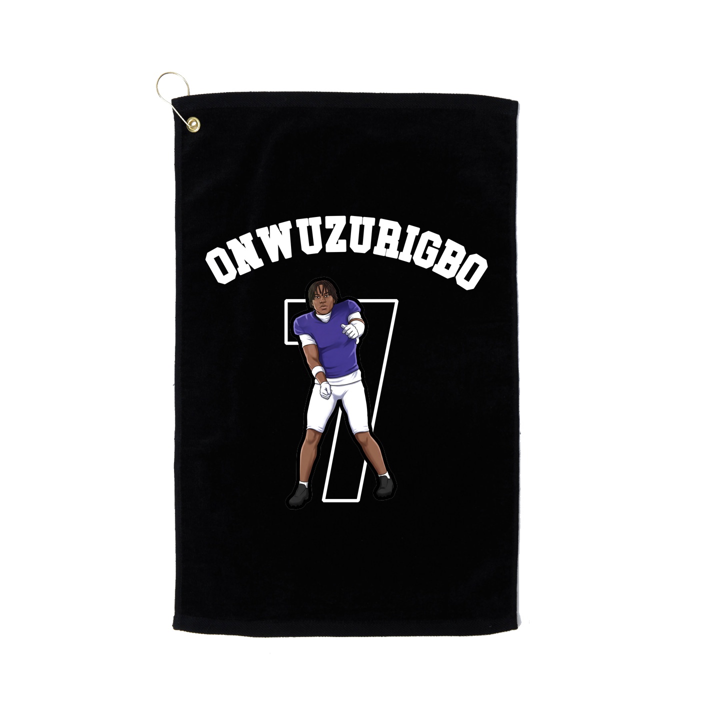 Golf Towel — Shirsey Arch in Black