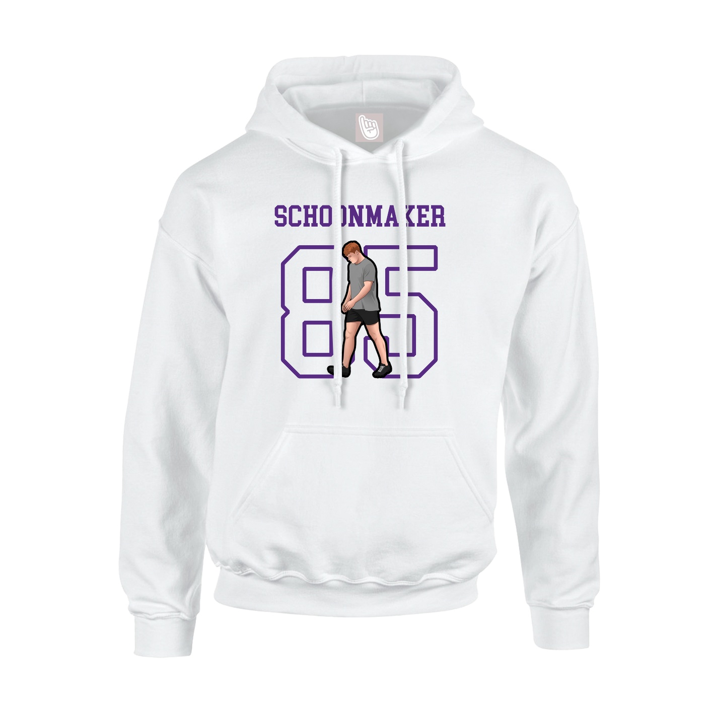 Hoodie — Shirsey in White