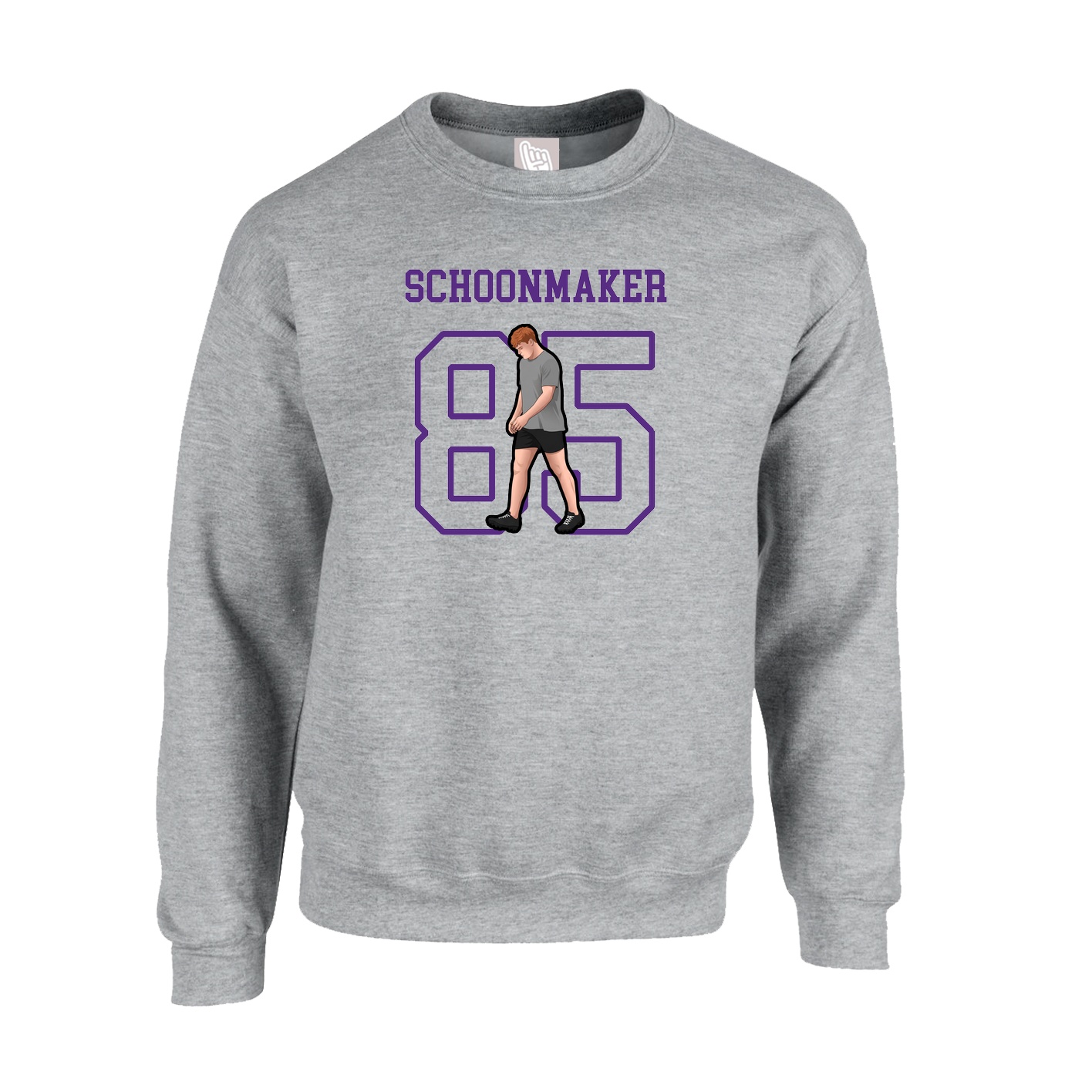 Fleece Crew — Shirsey in Grey