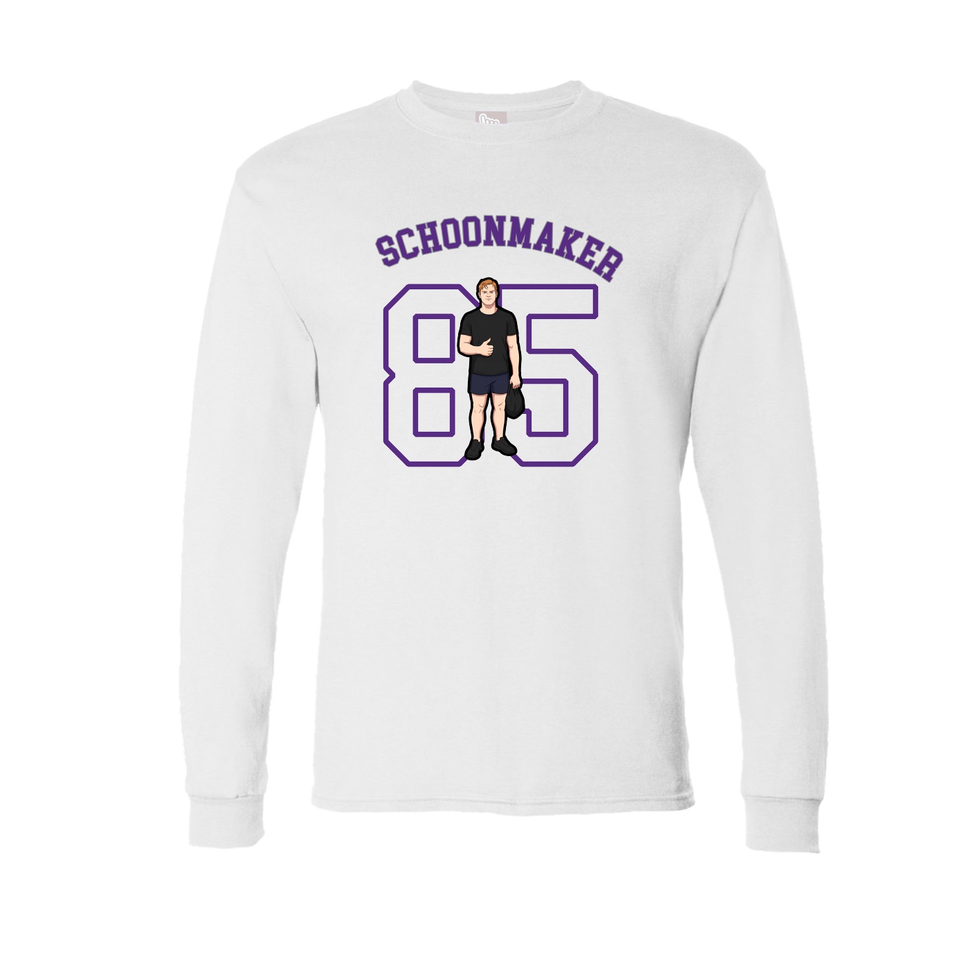 Long Sleeve Tee — Shirsey Arch in White