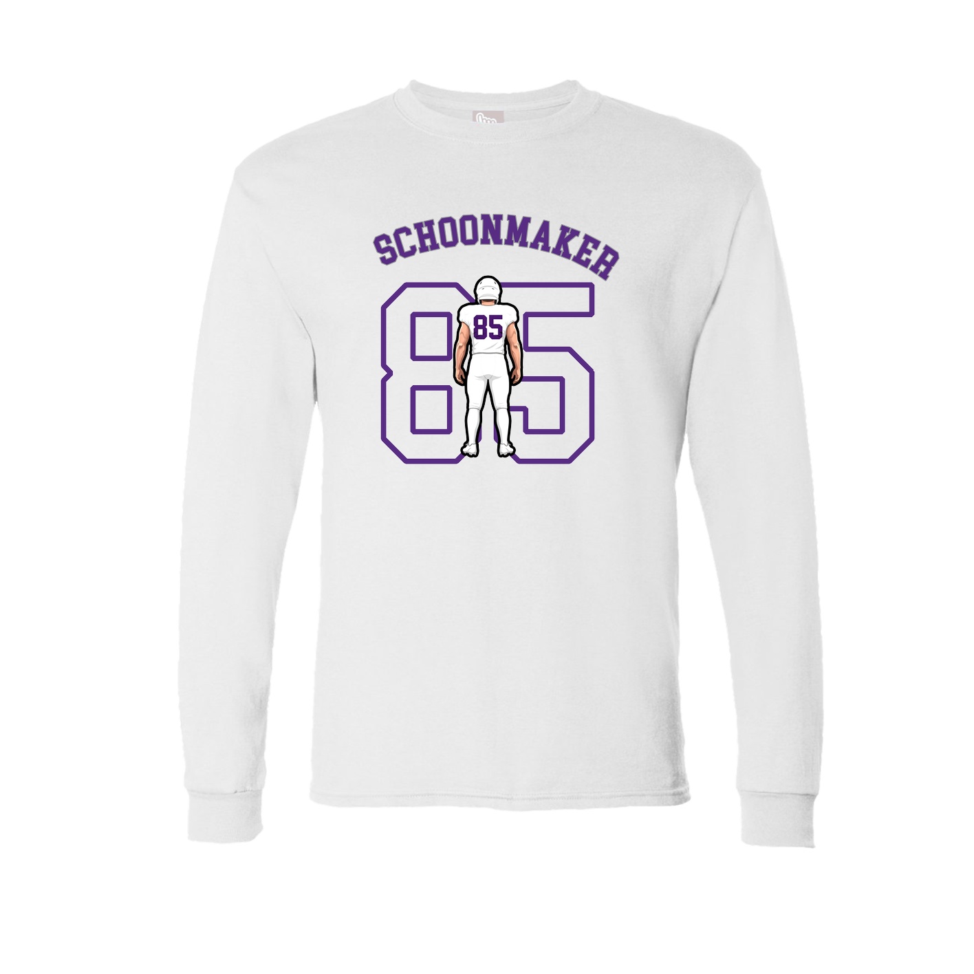 Long Sleeve Tee — Shirsey Arch in White