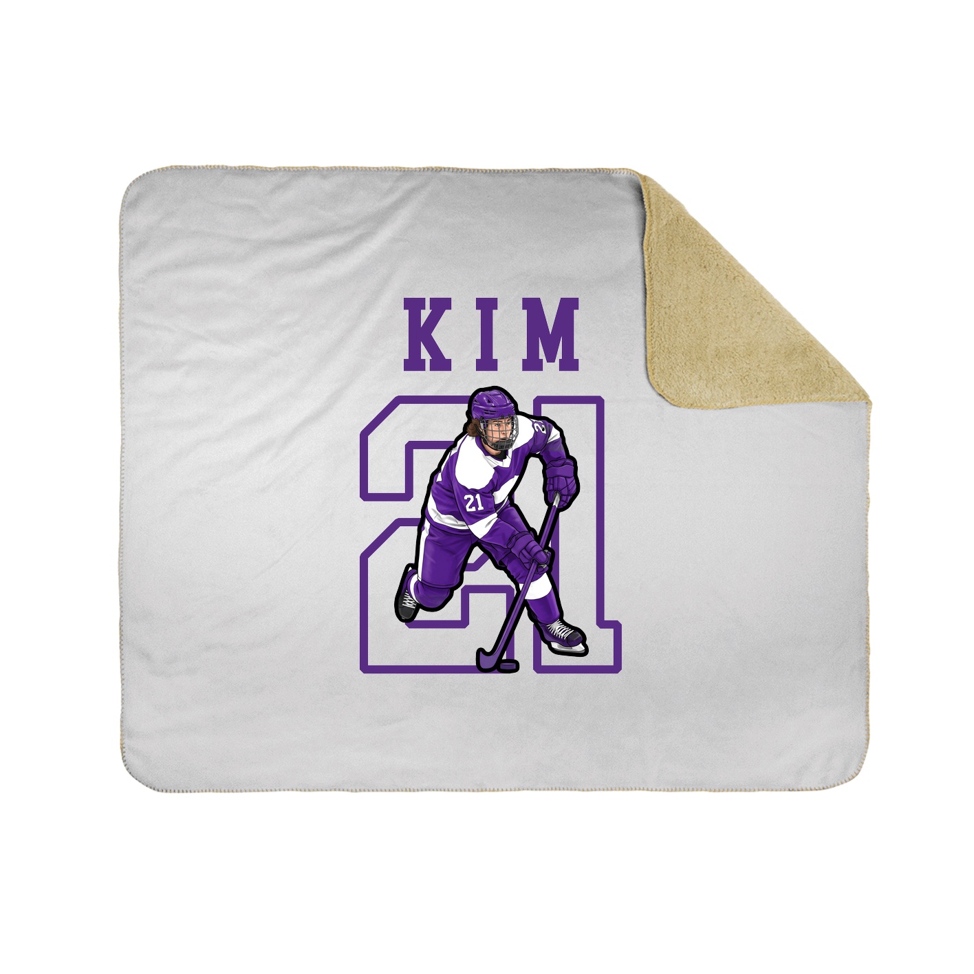 Throw Blanket — Shirsey in White