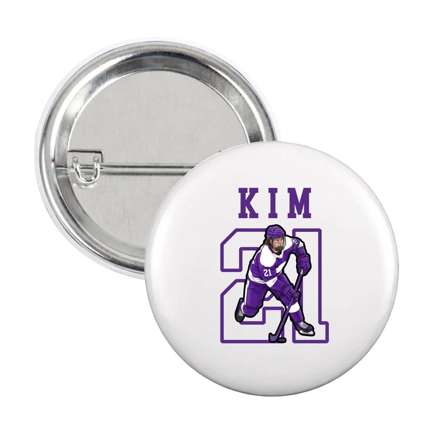 Game Day Button — Shirsey in White