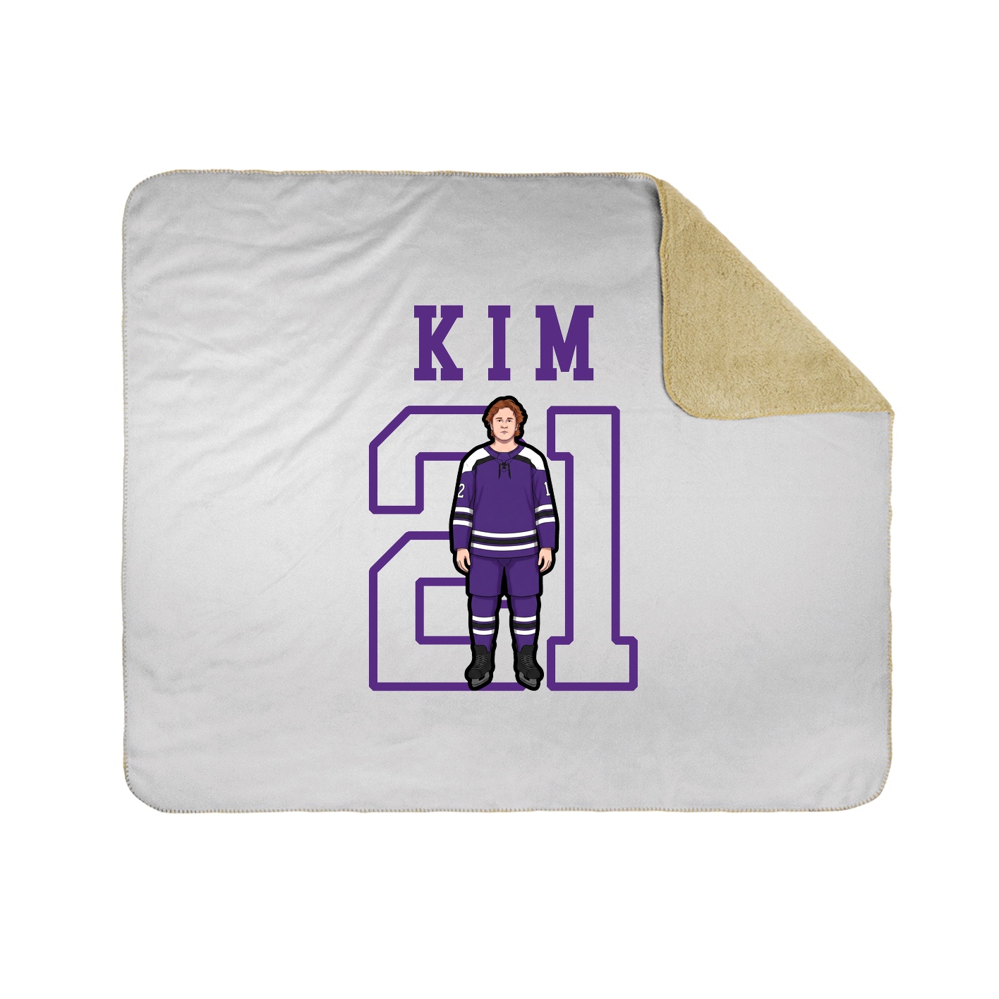 Throw Blanket — Shirsey in White