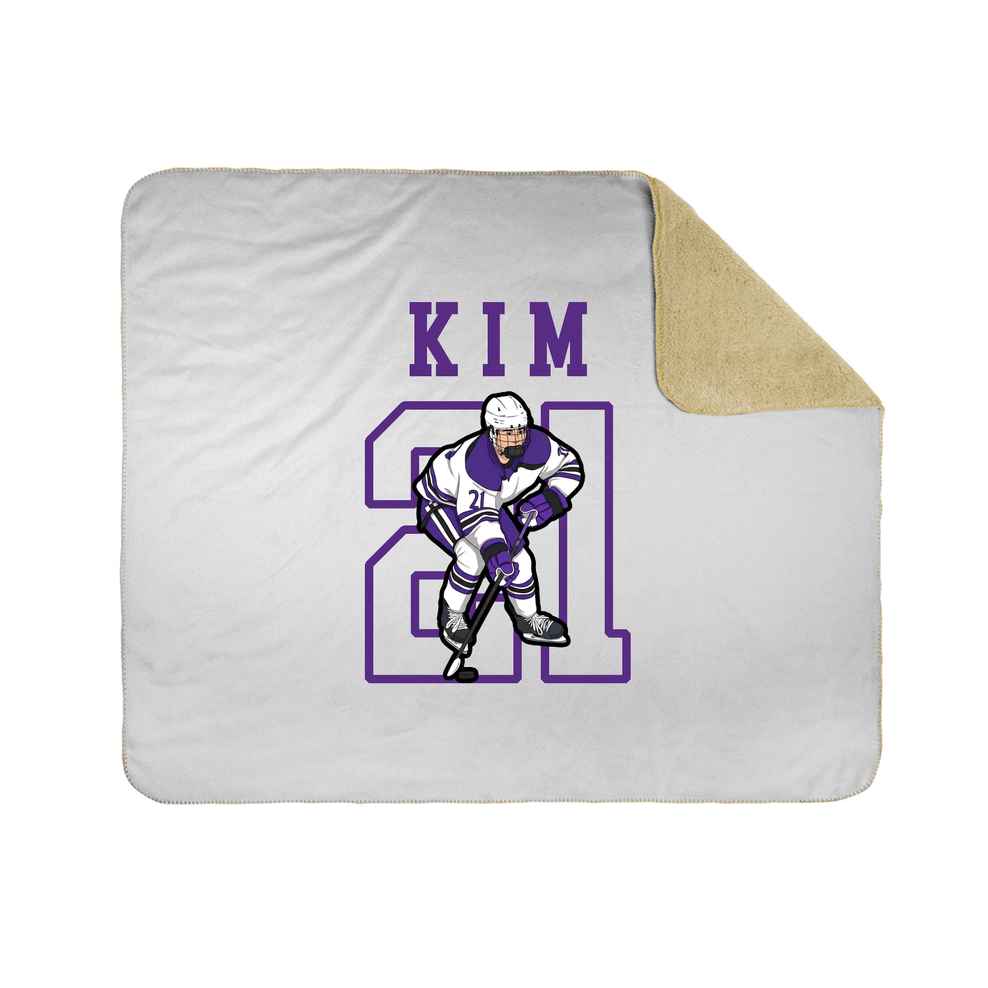 Throw Blanket — Shirsey in White
