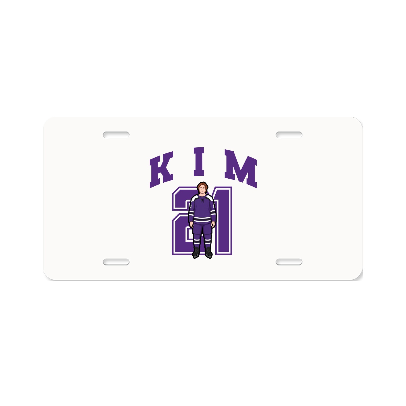 License Plate — Number in Classic
