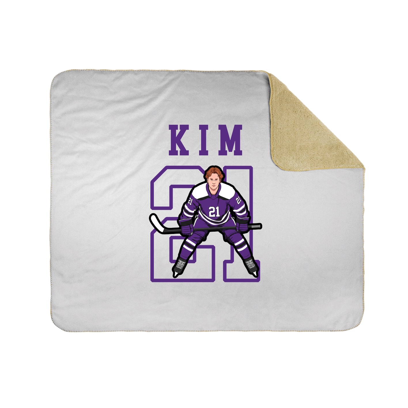 Throw Blanket — Shirsey in White