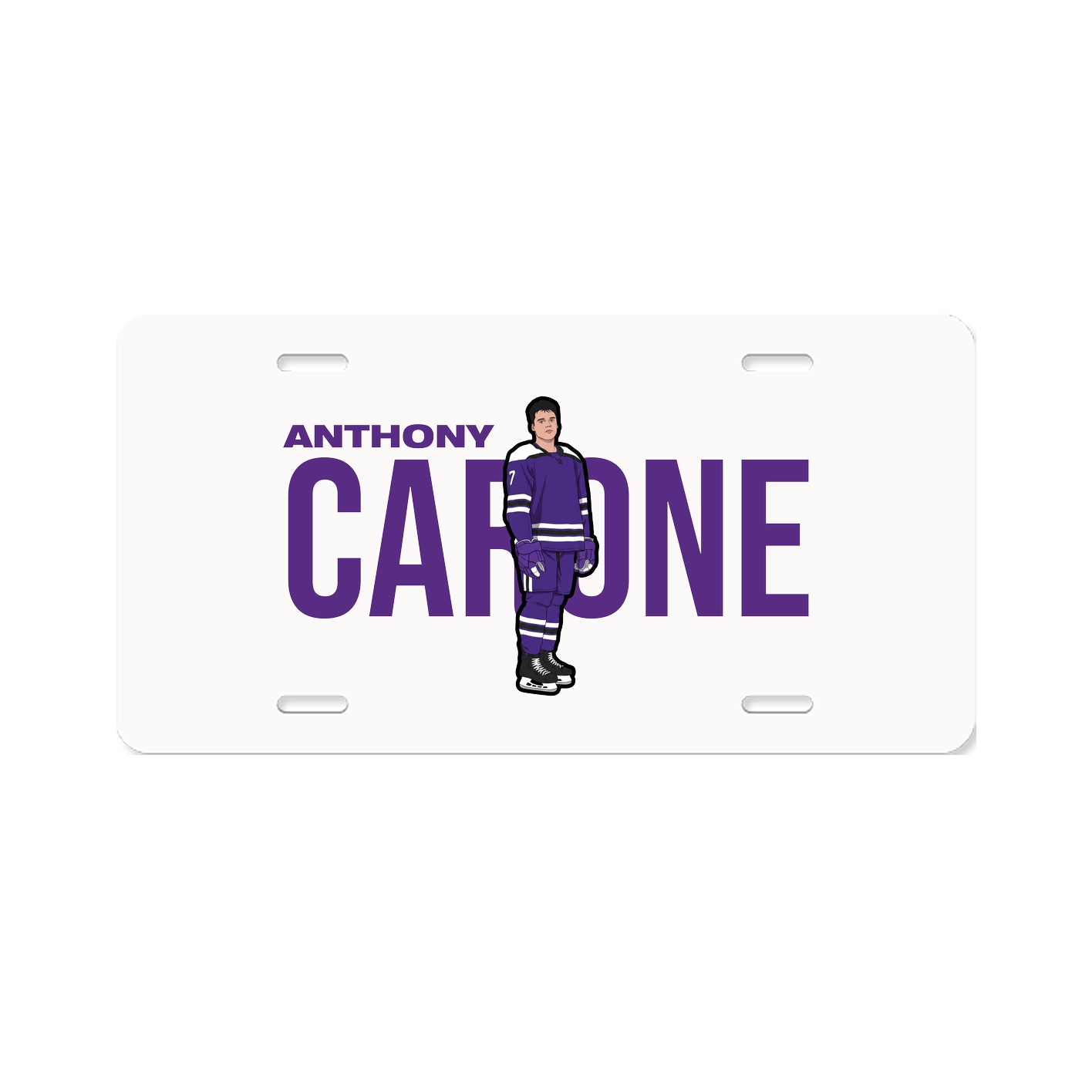 License Plate — Player Name in Classic