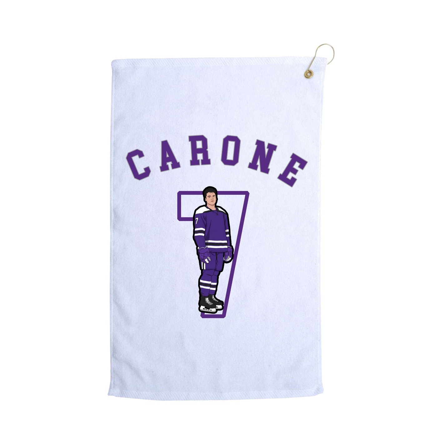 Golf Towel — Shirsey Arch in White
