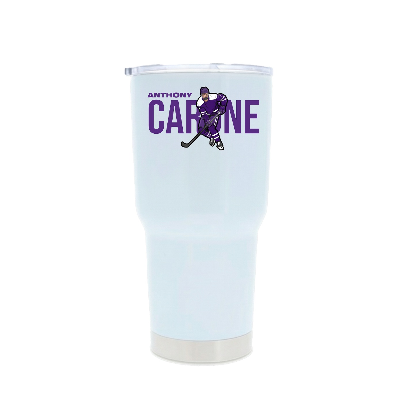 30oz Stainless Steel Tumbler — Player Name in White