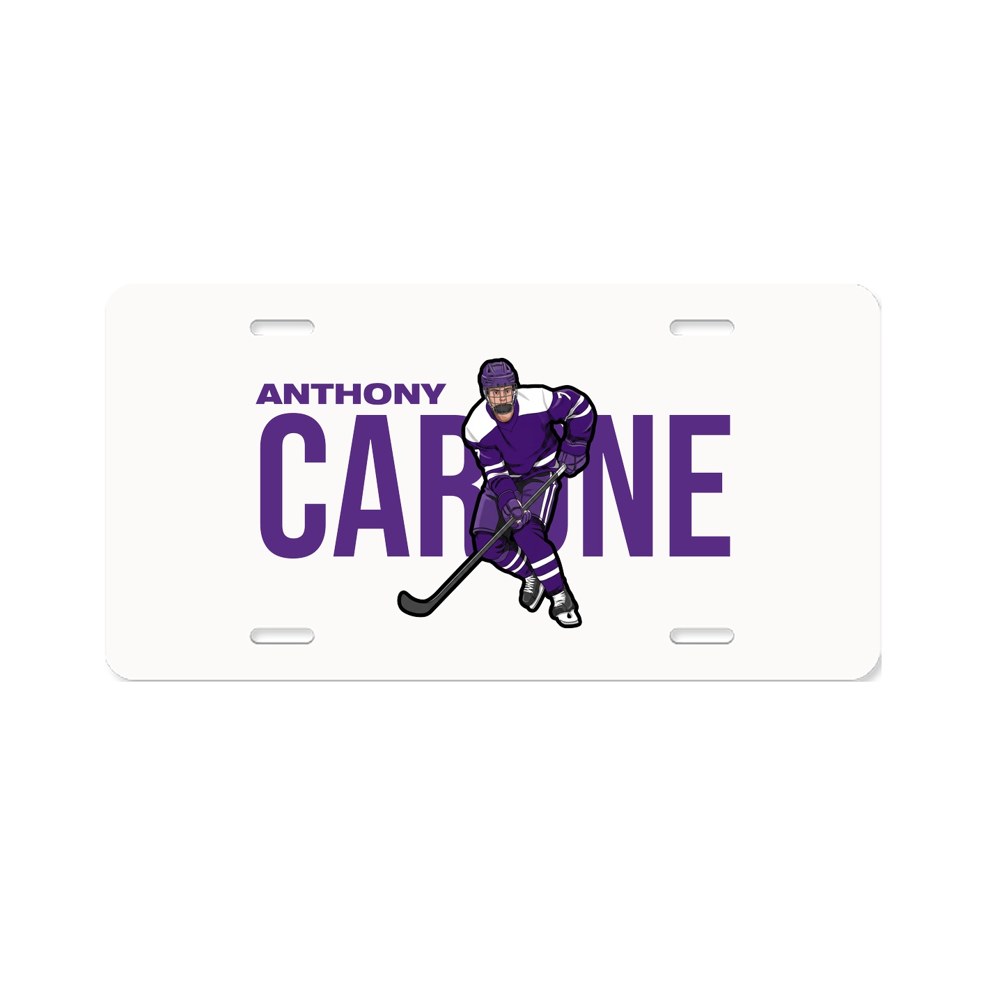 License Plate — Player Name in Classic