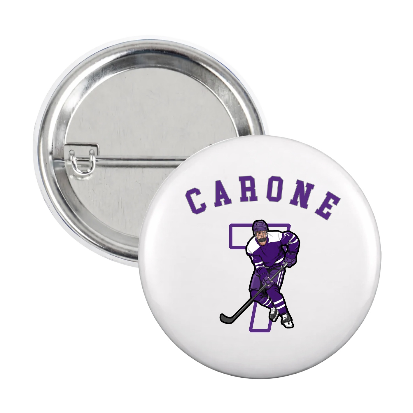 Game Day Button — Shirsey Arch in White