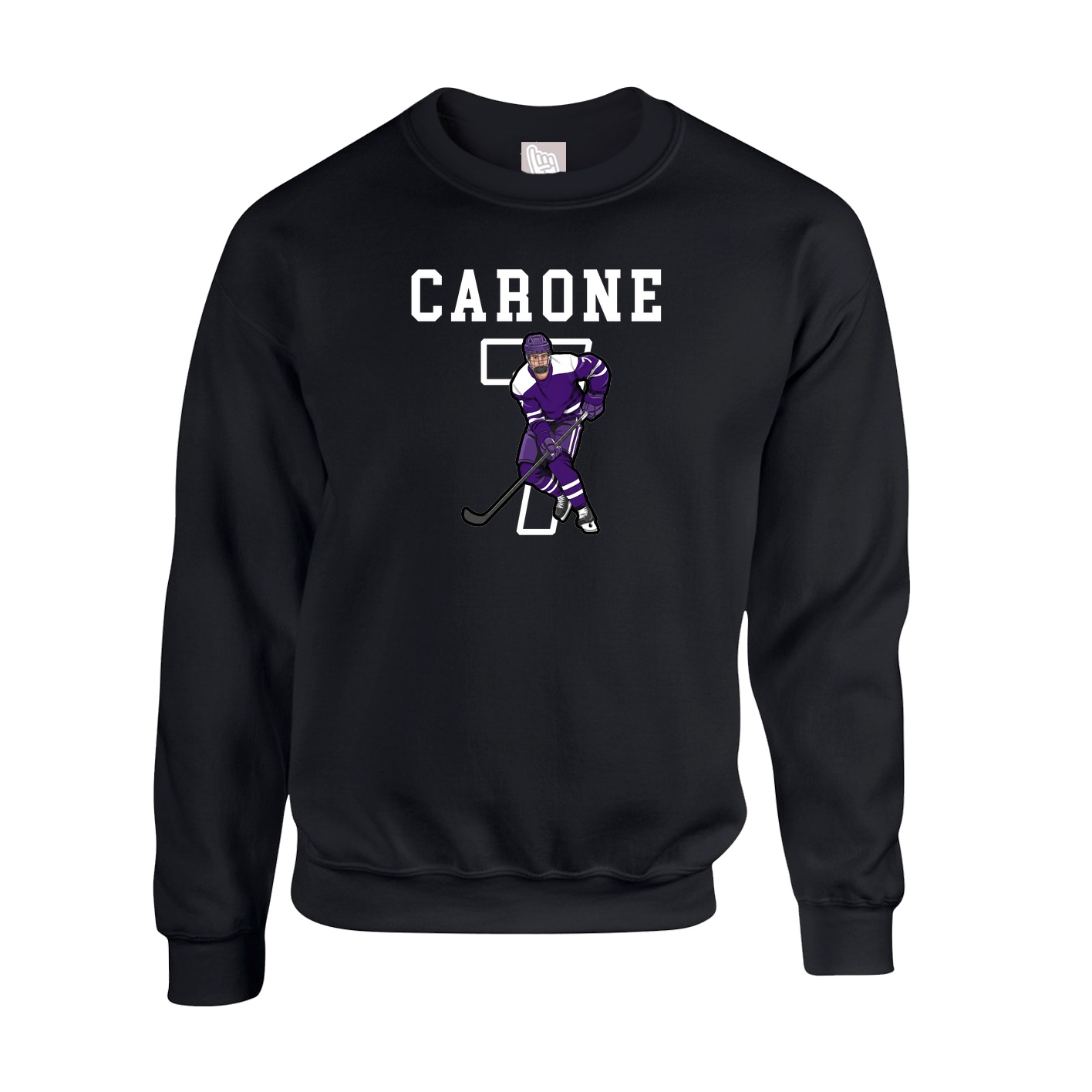 Fleece Crew — Shirsey in Black
