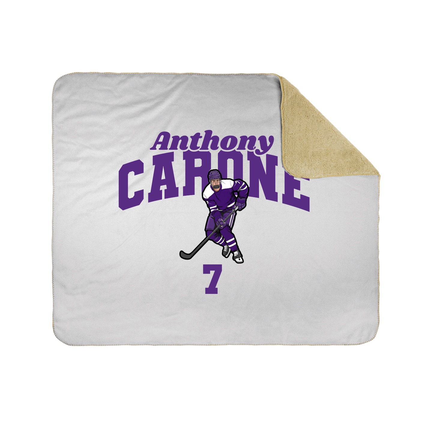 Throw Blanket — Signature Arch in White