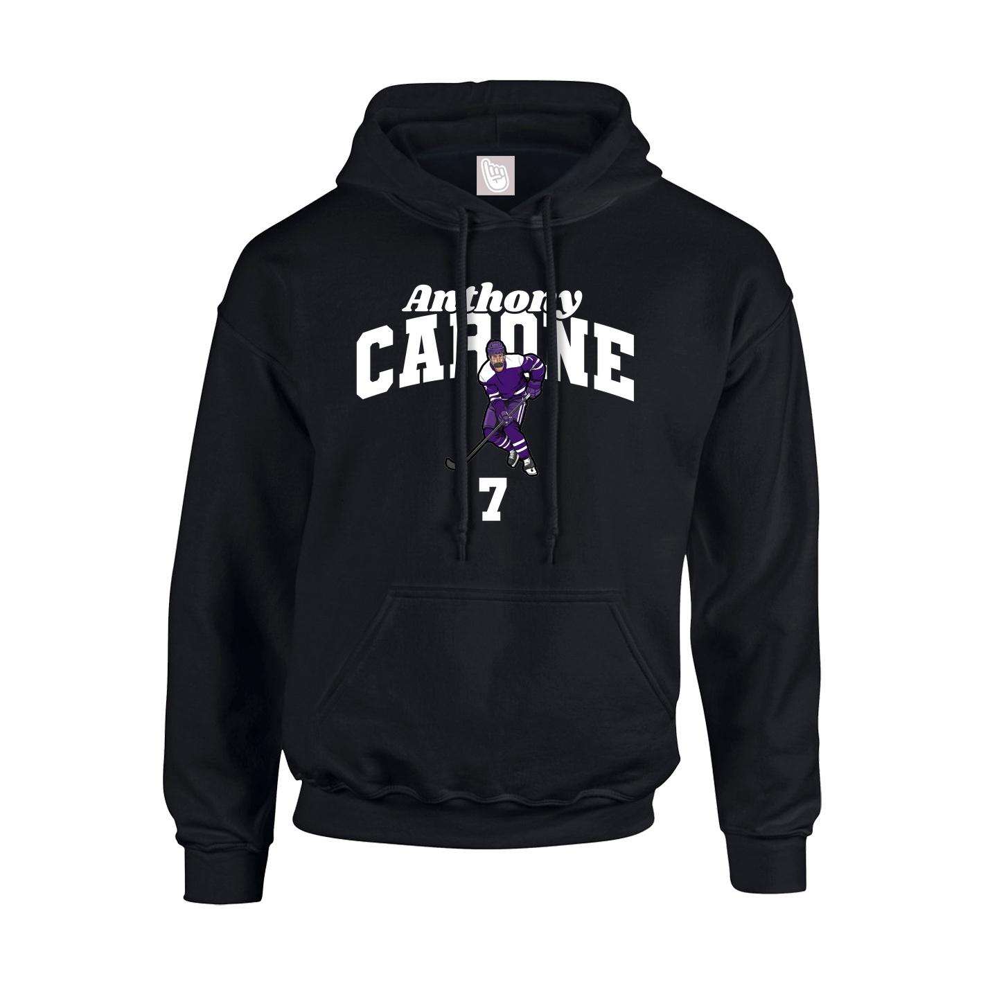 Hoodie — Signature Arch in Black