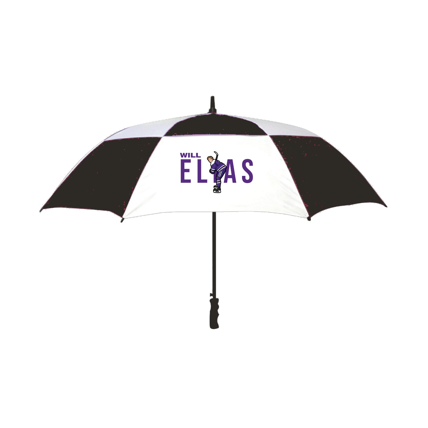 Golf Umbrella — Player Name in Black