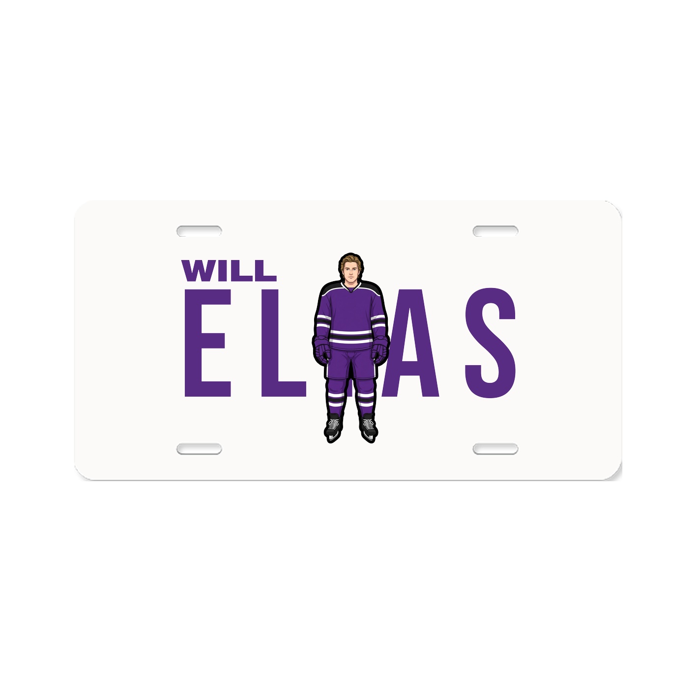 License Plate — Player Name in Classic