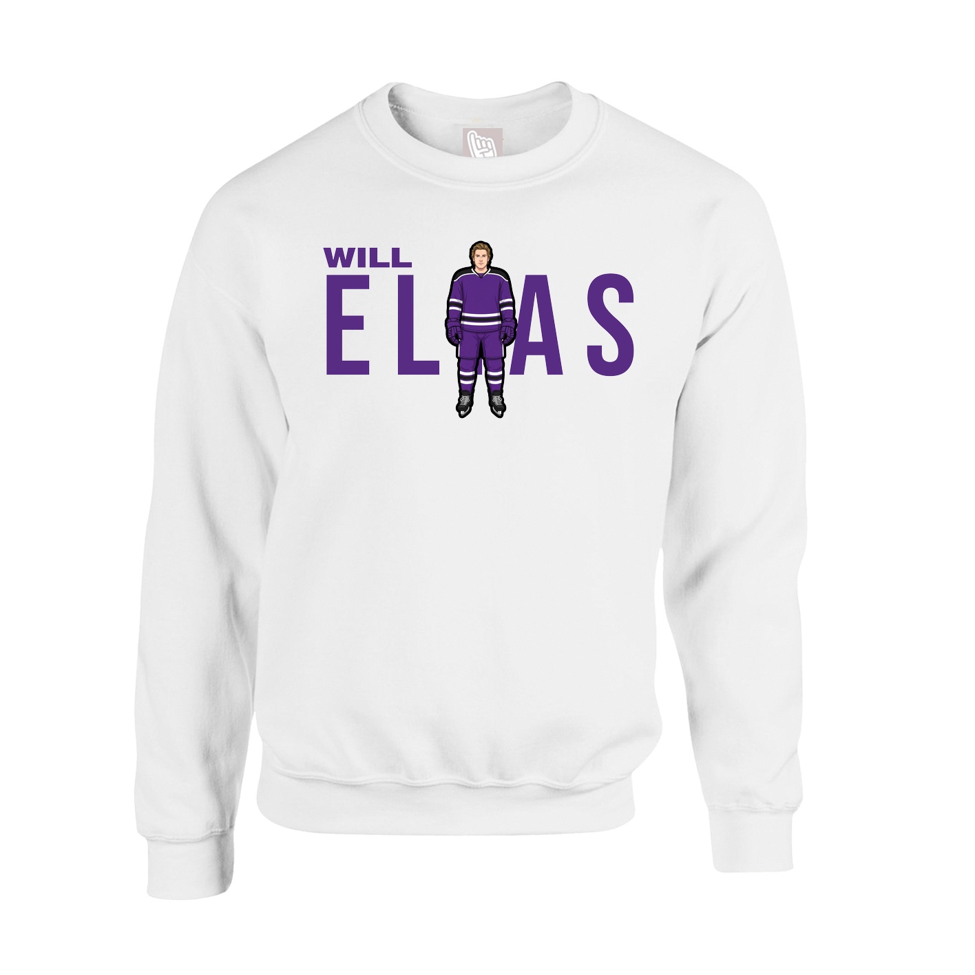 Fleece Crew — Player Name in White