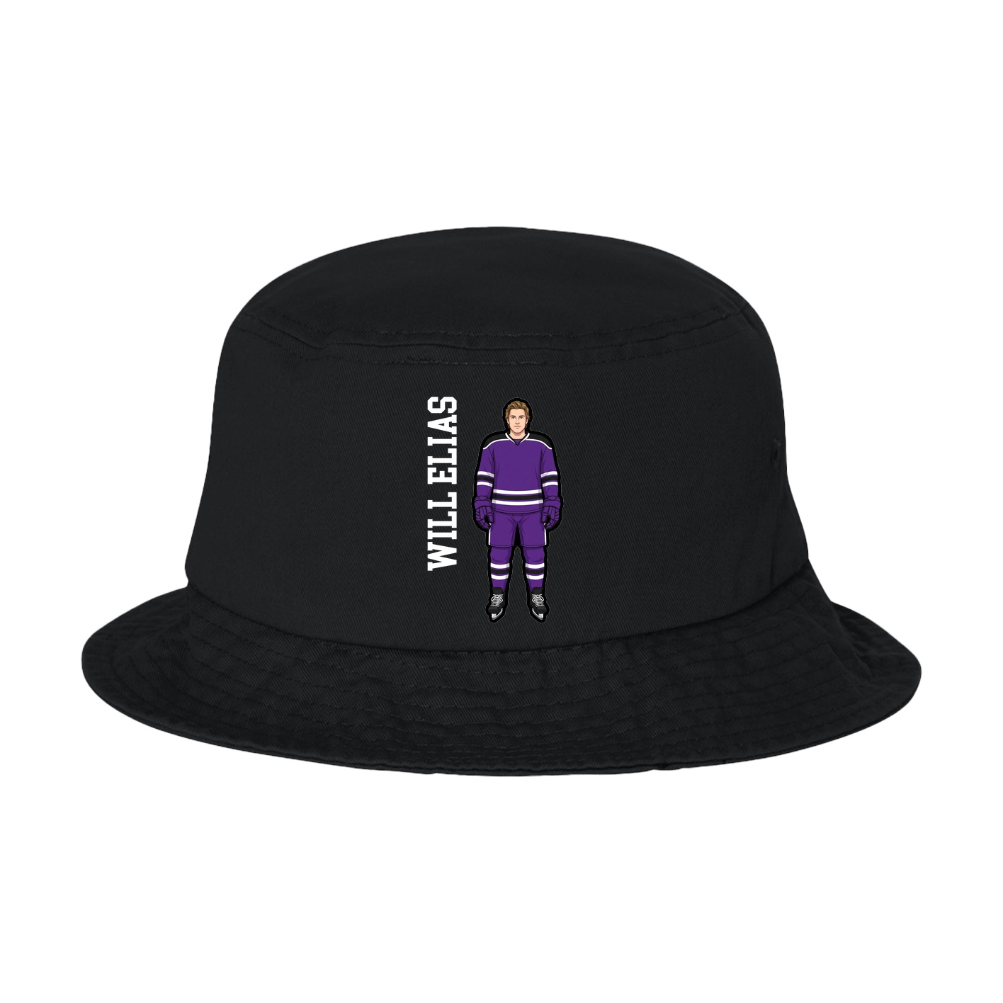 Bucket Cap — Name Vertical in Black