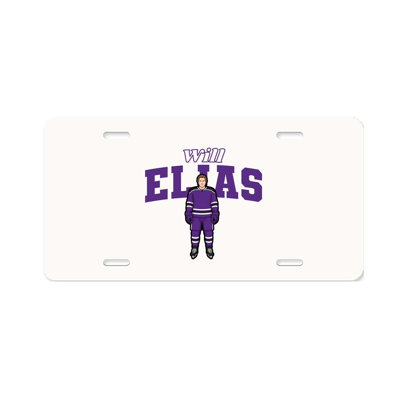 License Plate — Name Arch in Classic