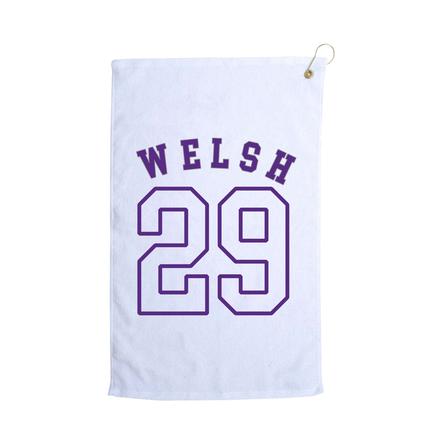 Golf Towel — Shirsey Arch in White