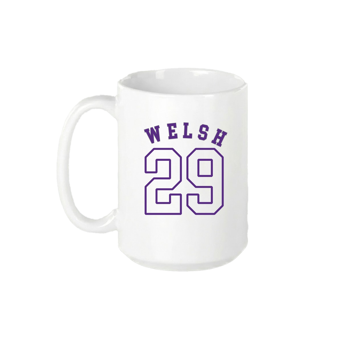 15oz Coffee Mug — Shirsey Arch in White