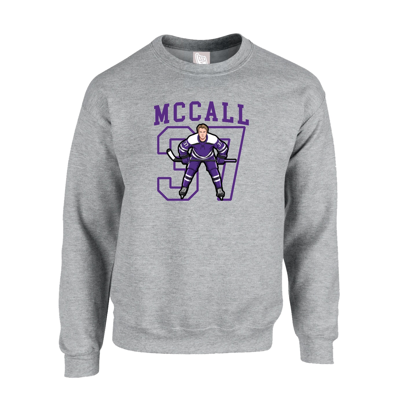 Fleece Crew — Shirsey in Grey