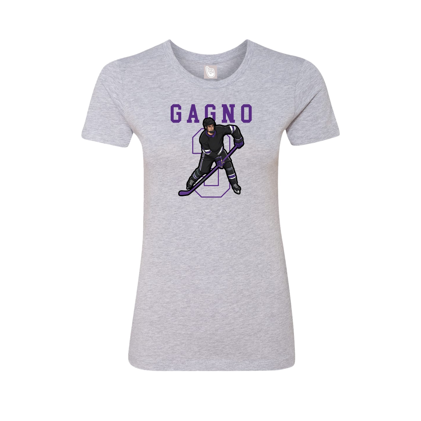 Fitted Women's Tee — Shirsey in Grey