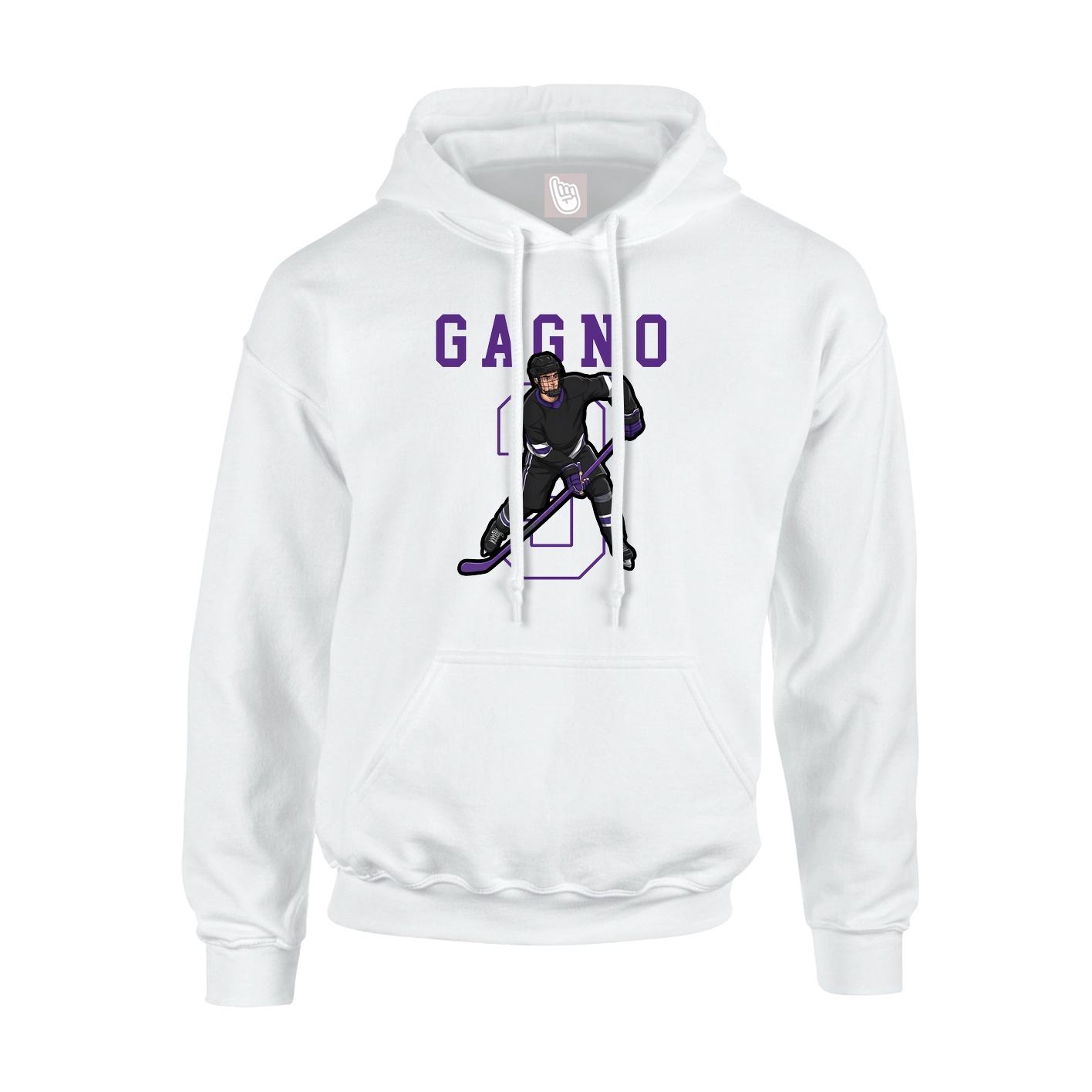 Hoodie — Shirsey in White