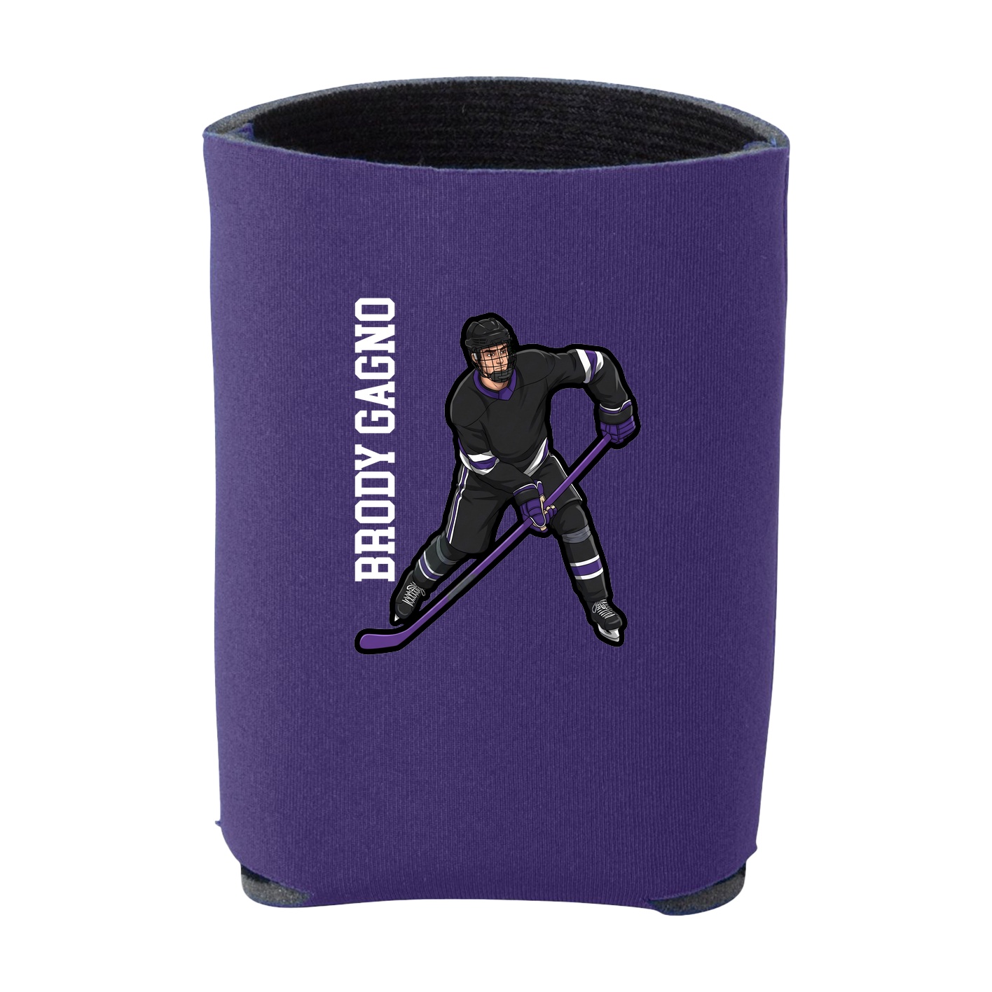 Can Holder — Name Vertical in Purple