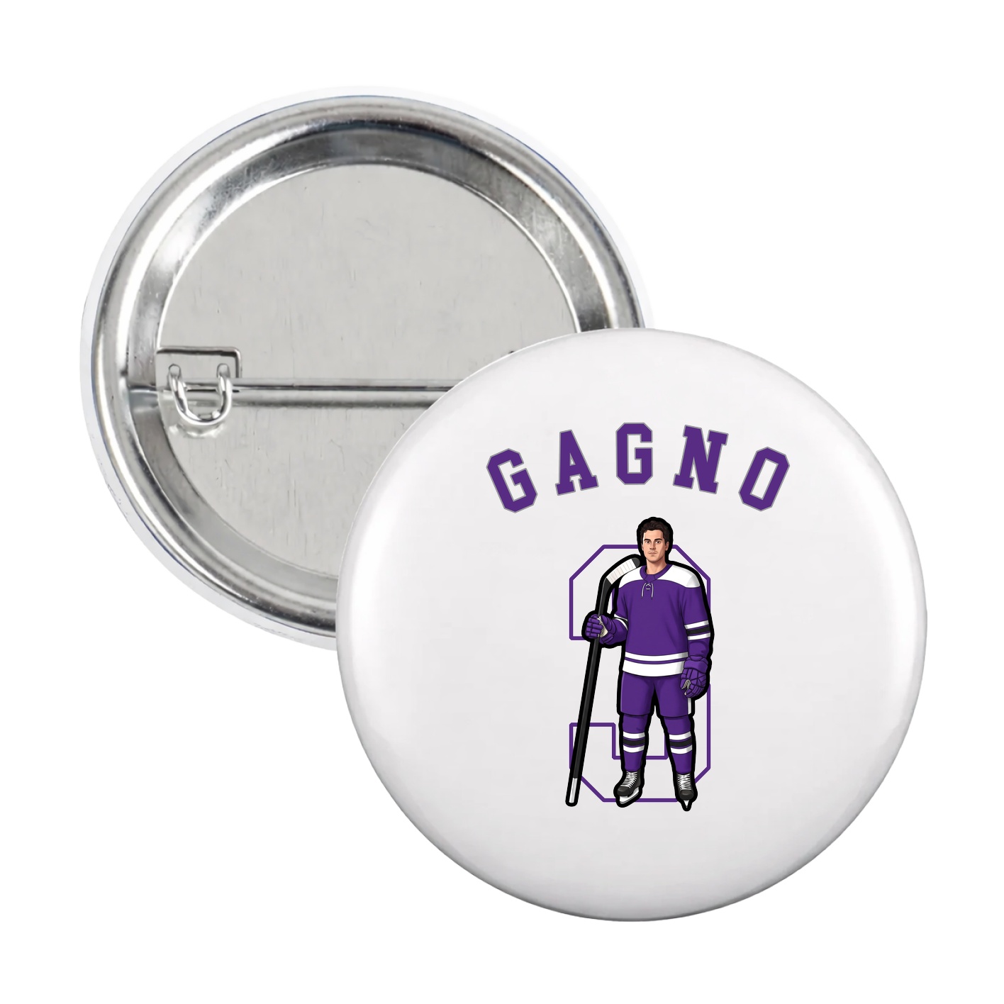 Game Day Button — Shirsey Arch in White