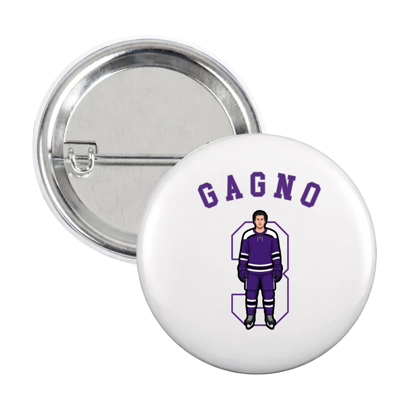 Game Day Button — Shirsey Arch in White