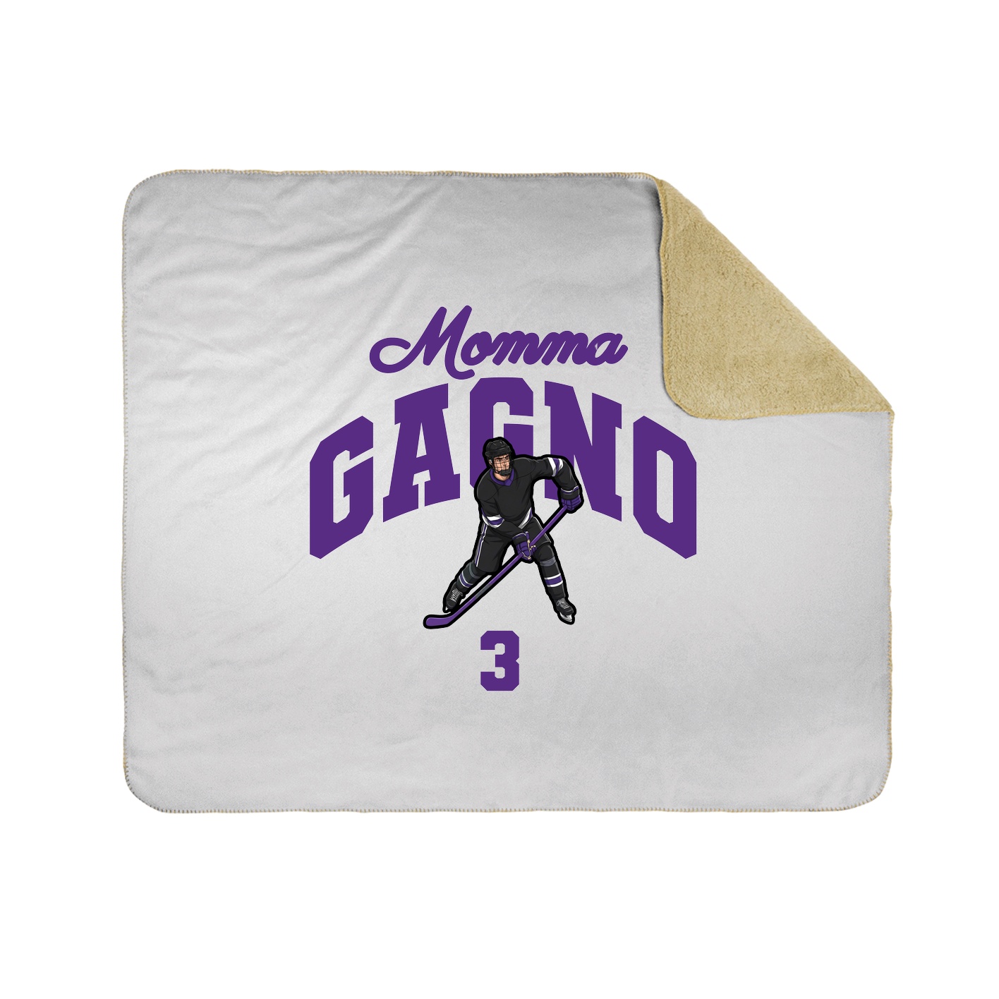 Throw Blanket — Mothers Day Arch in White