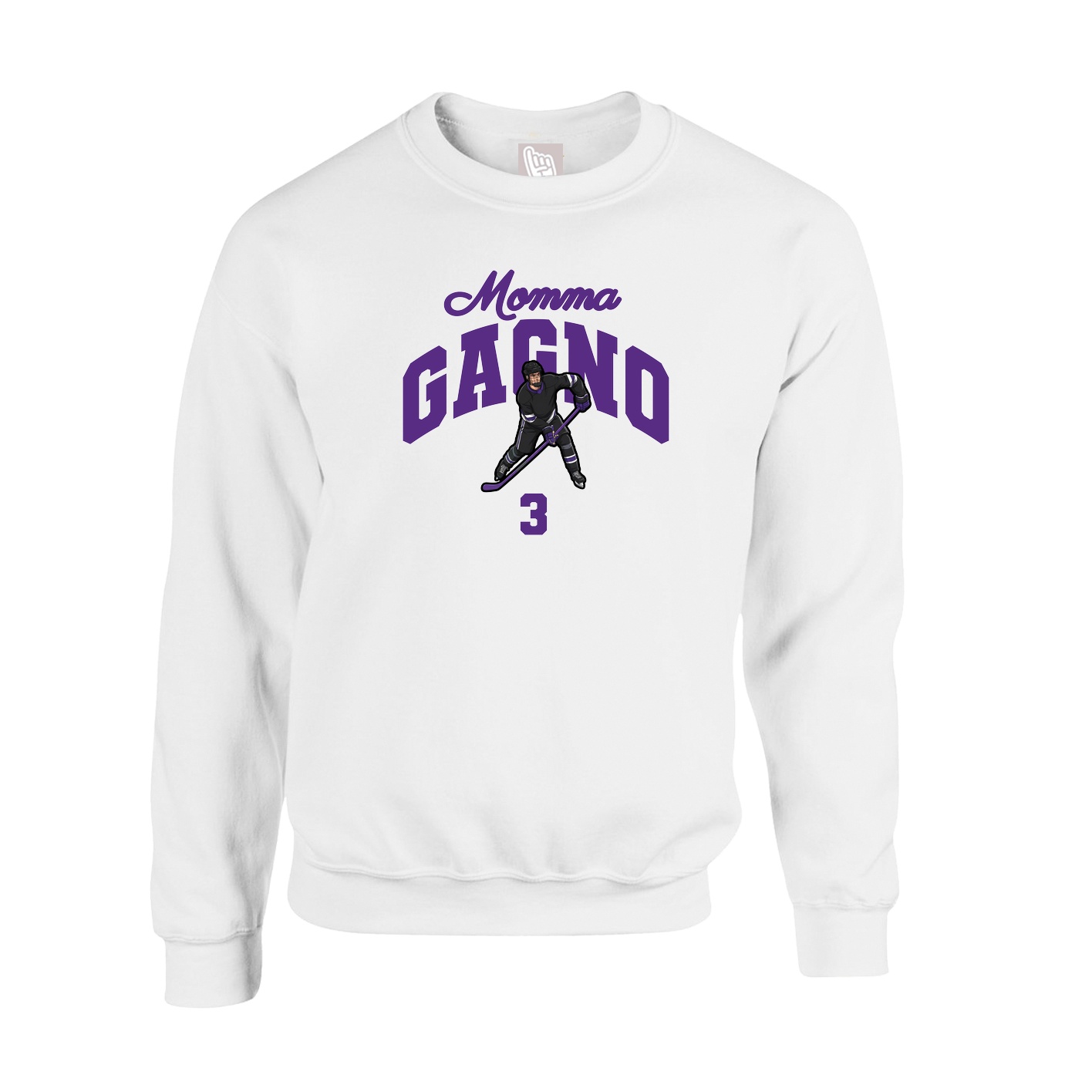 Fleece Crew — Mothers Day Arch in White