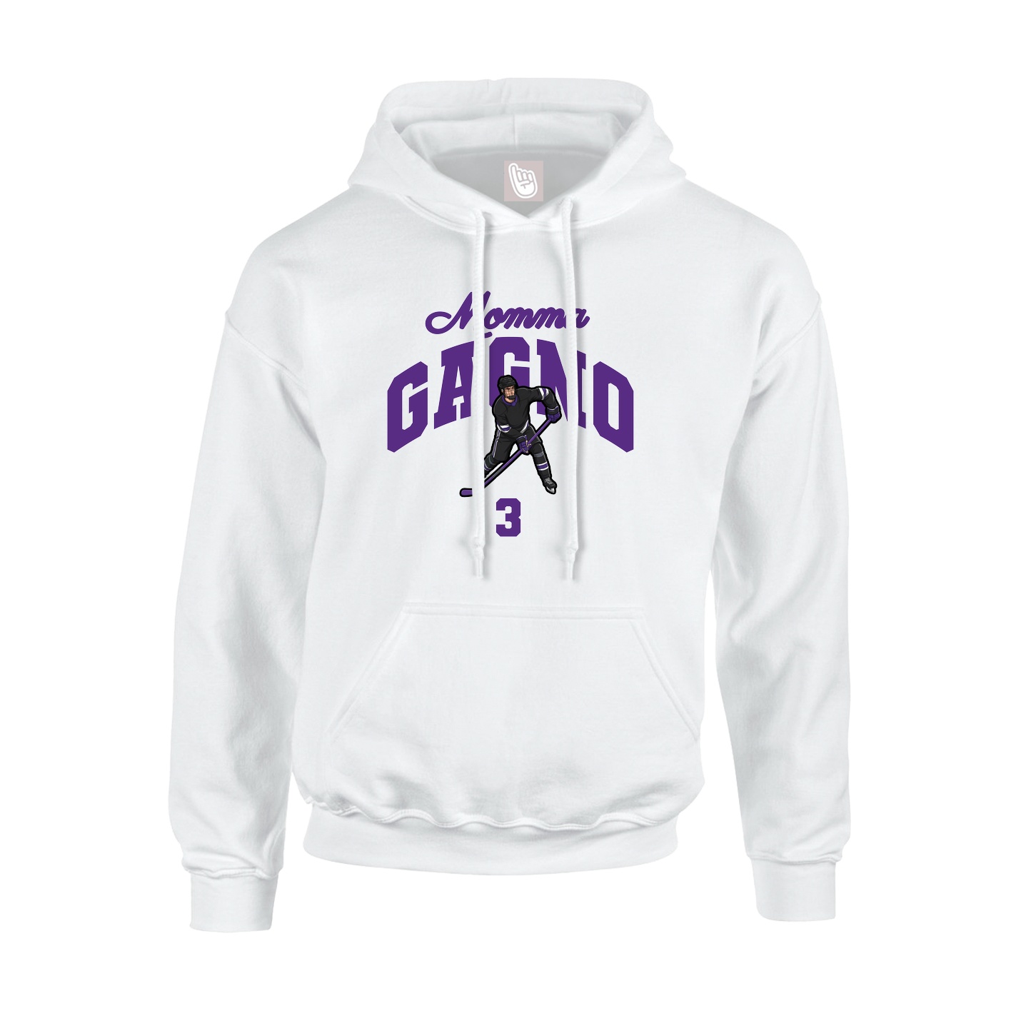Youth Hoodie — Mothers Day Arch in White