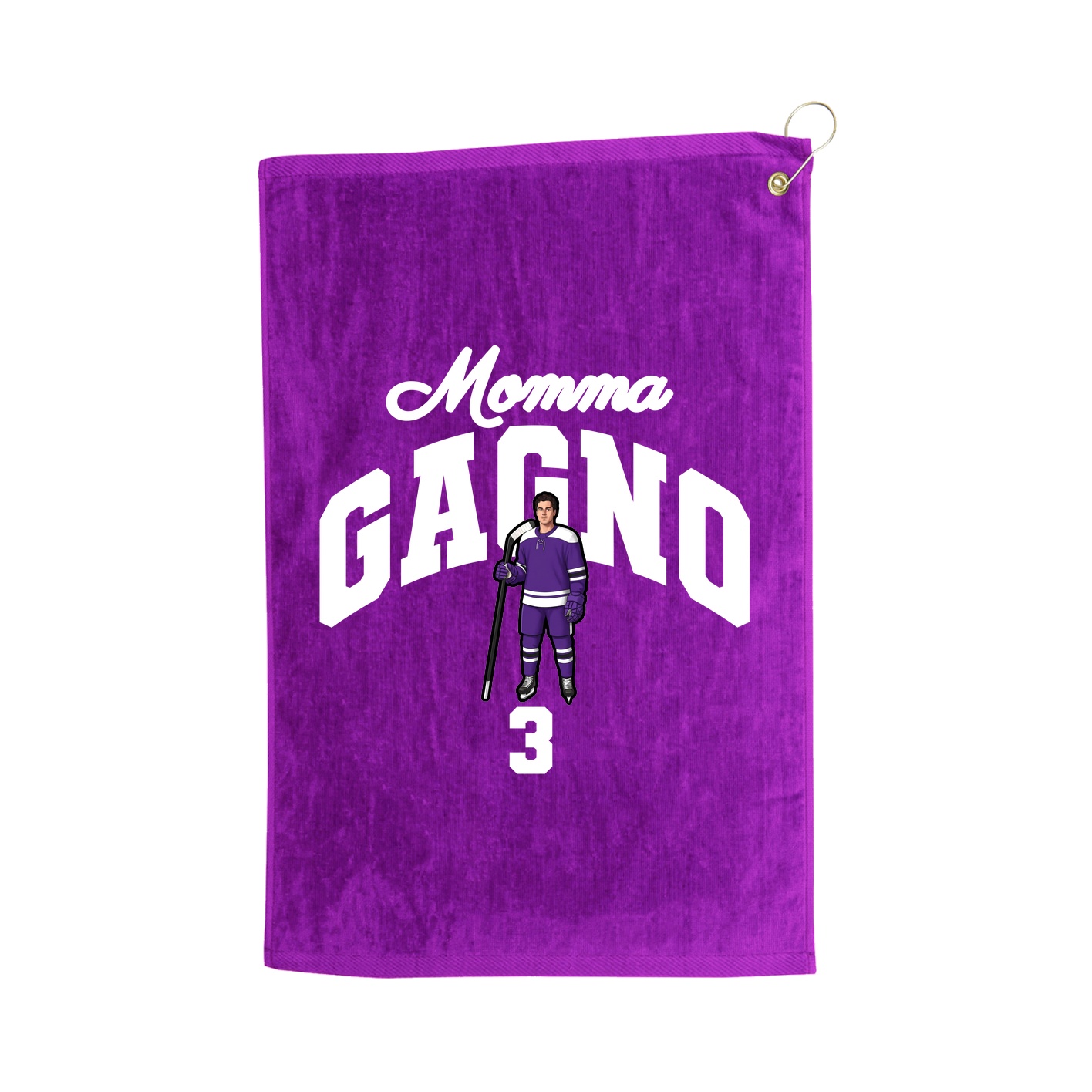Golf Towel — Mothers Day Arch in Purple
