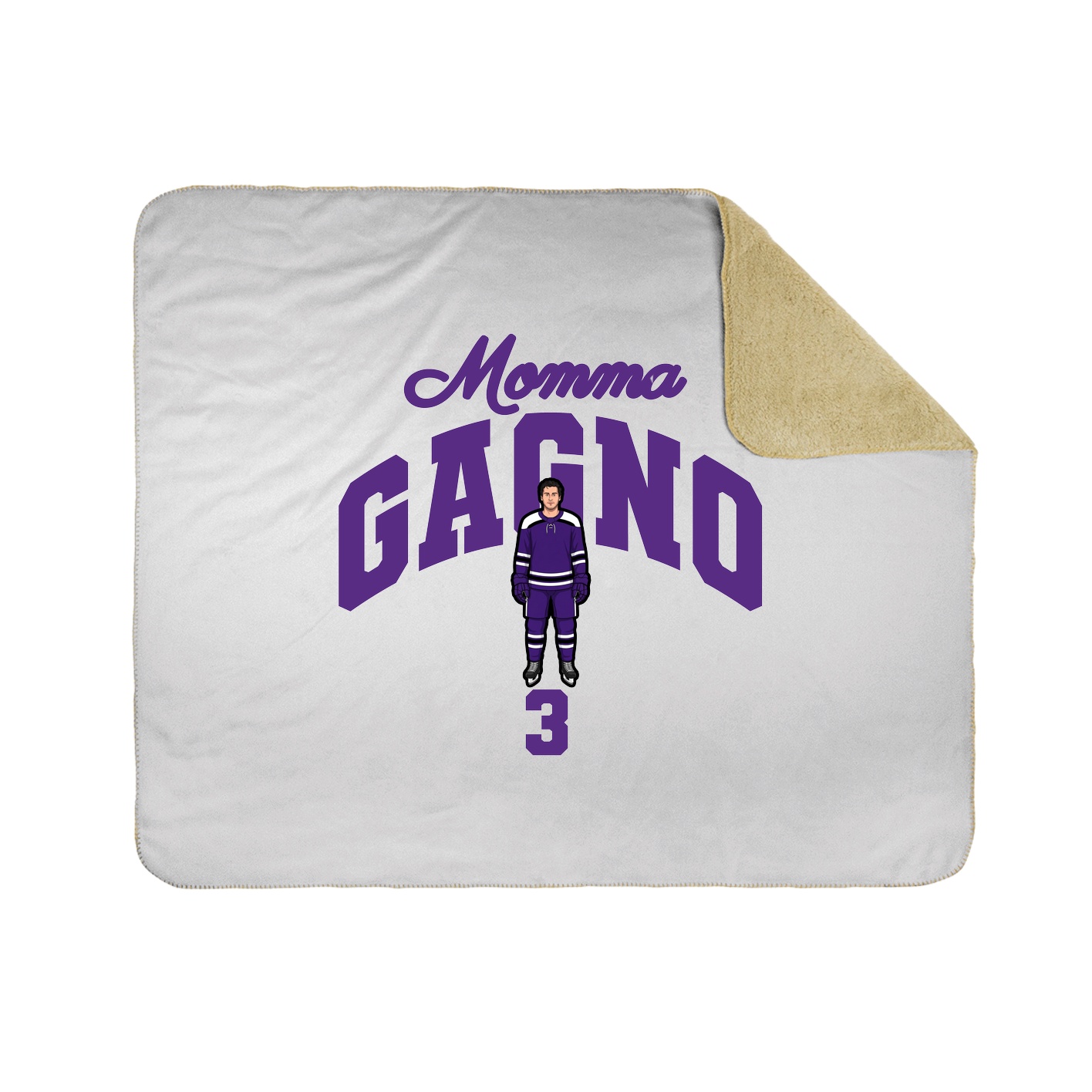 Throw Blanket — Mothers Day Arch in White