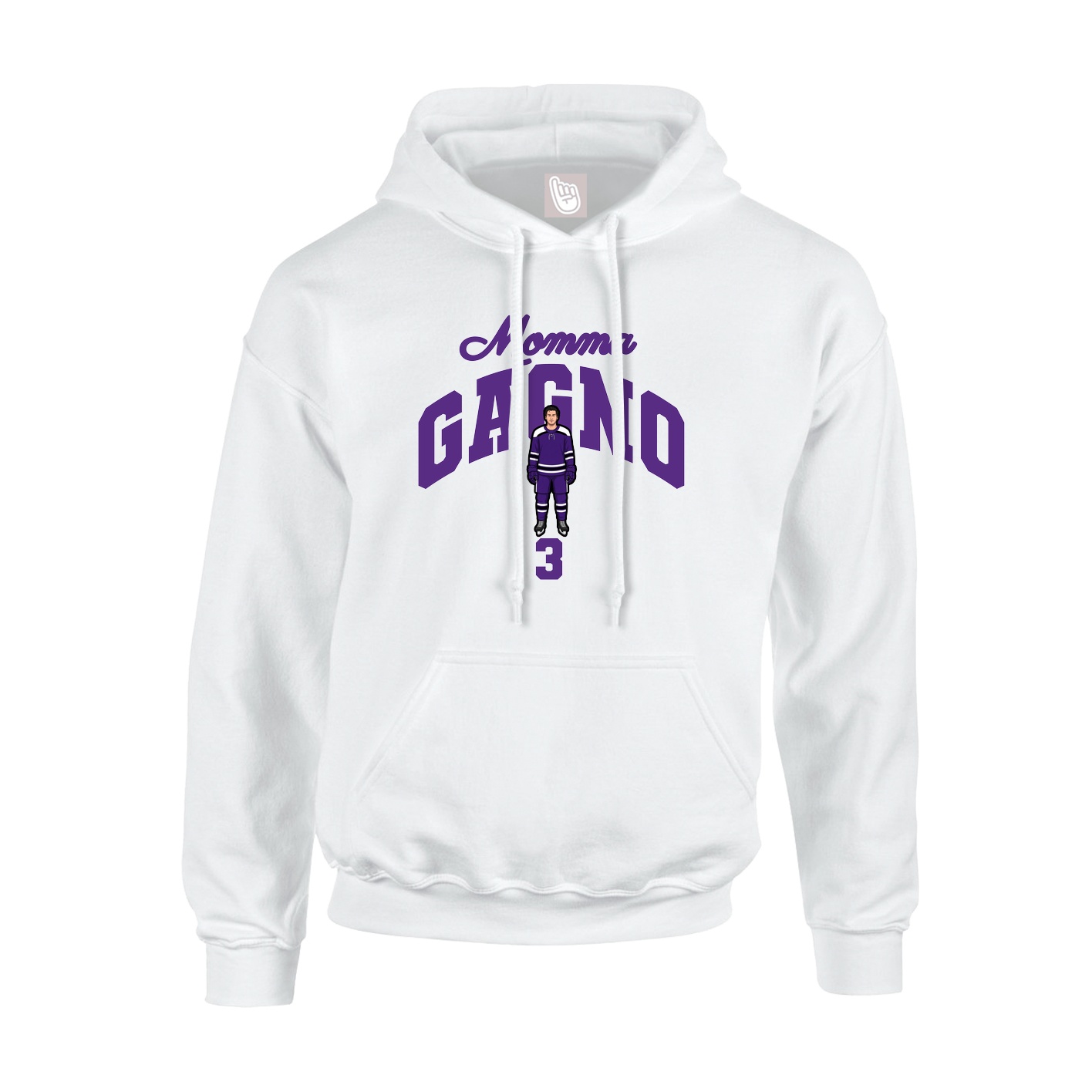 Hoodie — Mothers Day Arch in White