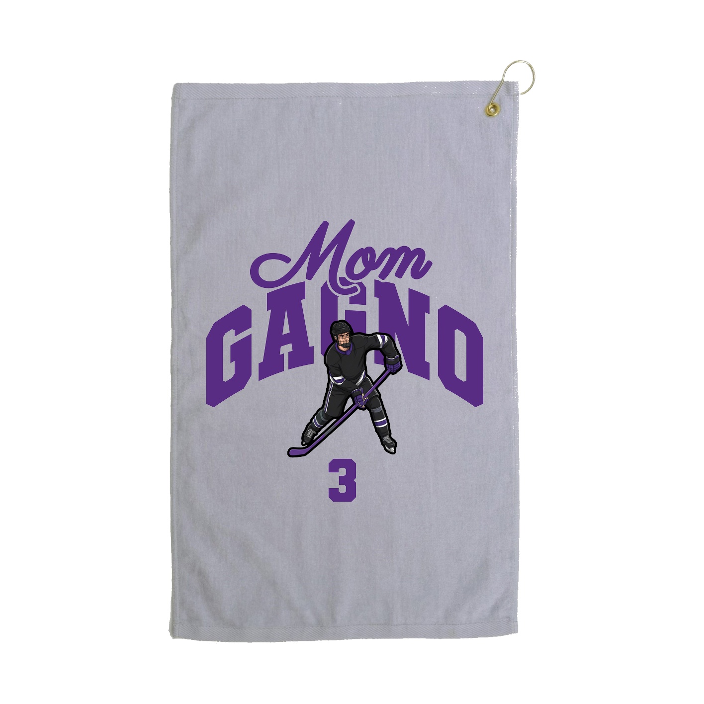 Golf Towel — Mothers Day Arch in Grey