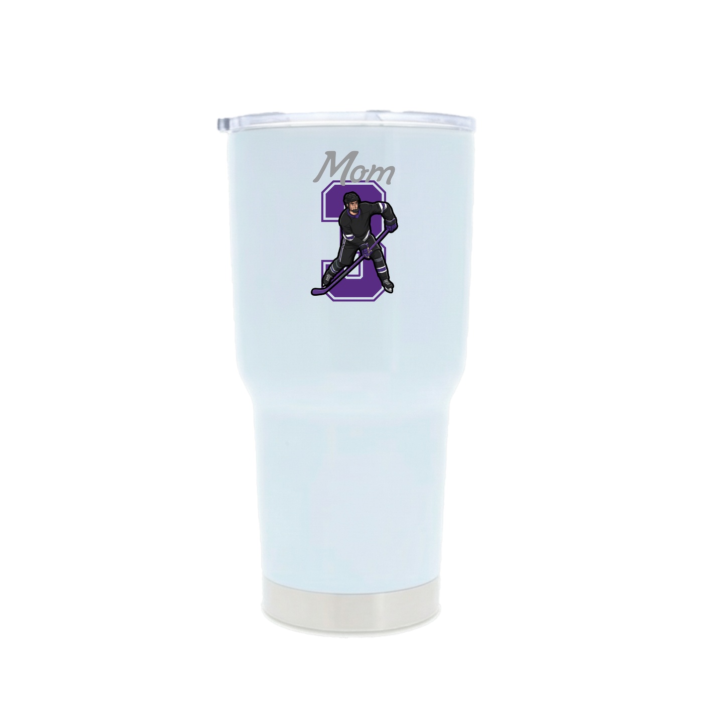 30oz Stainless Steel Tumbler — Mothers Day Shirsey in White
