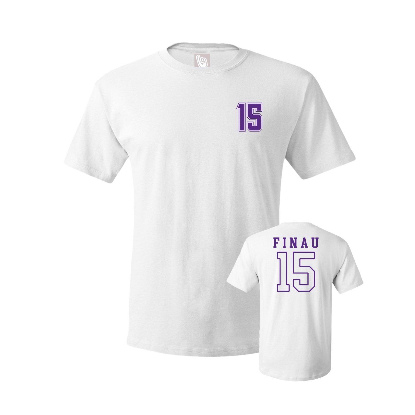 Youth Tee — Chest Back in White